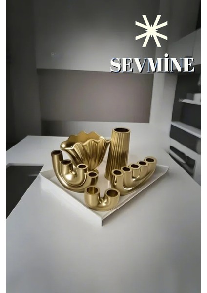 ✨iskandinav Bohem Tarzı Trend Golden Harmony Dekor Seti fırsatları