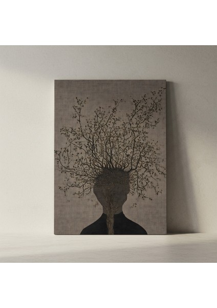 Düşüncenin Ağacı Soyut Sanat Tablosu fiyatları