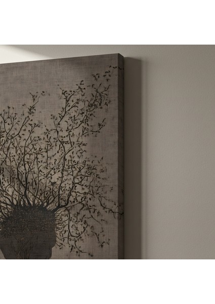 Düşüncenin Ağacı Soyut Sanat Tablosu indirimleri