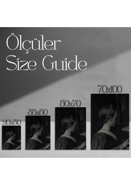 Karanlık Romantizm Portresi Tablosu modelleri