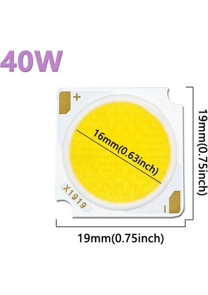 40 Watt Beyaz Cob LED 35-38 Volt 6500 Kelvin fiyatları