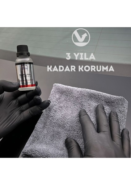 Sakura Kuvarz 9h Oto Seramik Kaplama Boya Koruma Yüksek Hidrofobiklik 3yıl Dayanım 30ML Japonformül indirimleri