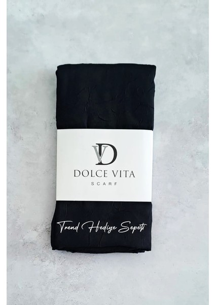 Bambu Kraş Şal Siyah