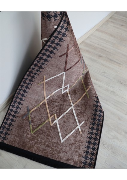 Dekoratif Mutfak Halısı Makinada Yıkanabilir Kilim Kahve Siyah Salon Halısı Butik Kilim Modelleri Nakkaş Yatak Odası indirimleri
