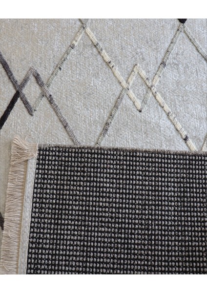 Nakkaş Kaymaz Dokuma Taban Kilim Makinada Yıkanabilir Mutfak Halısı Dekoratif Yolluk Gri Salon Halı Modelleri fırsatları