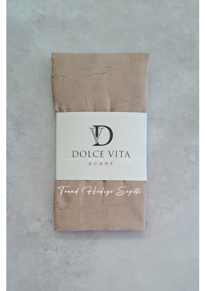 Bambu Kraş Şal Bej