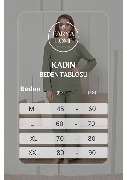 Pamuklu Kalın Kışlık Interlok Şeritli Uzun Kollu Örme Pijama Takımı modelleri