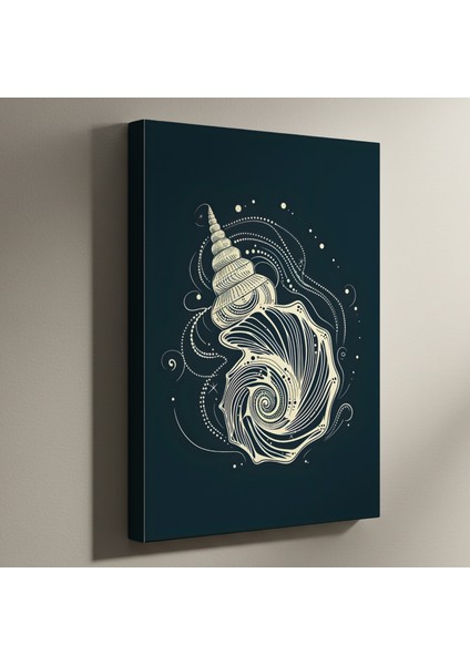 Sarmal Kabuk Soyut Sanat Tablosu