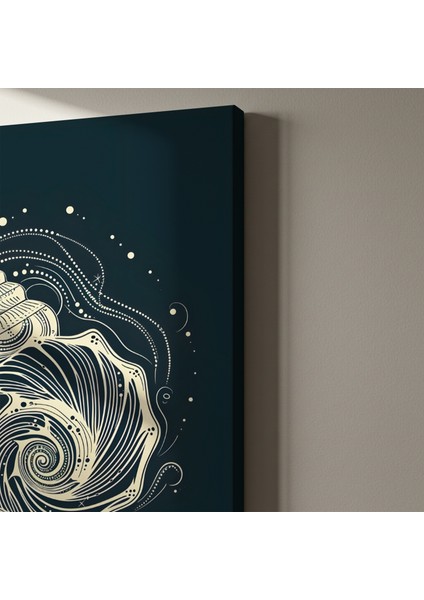 Sarmal Kabuk Soyut Sanat Tablosu indirimleri