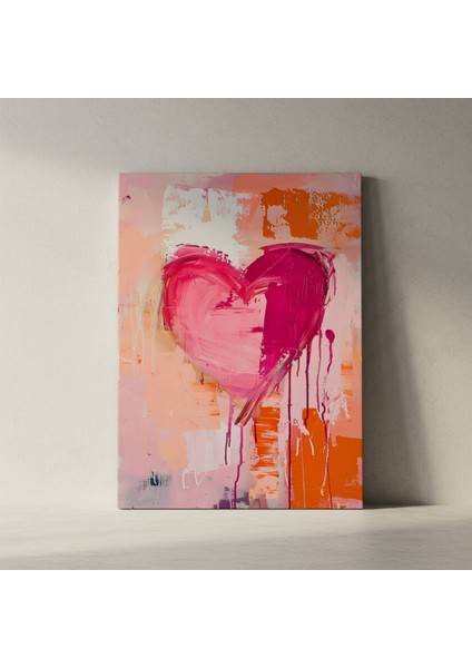 Soyut Kalp Akrilik Tablo fiyatları