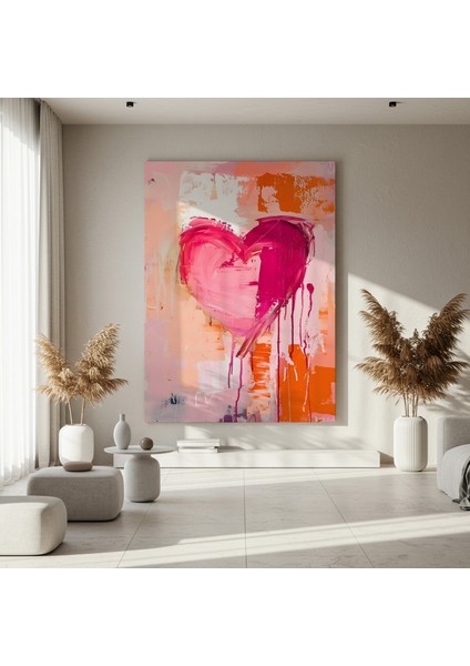 Soyut Kalp Akrilik Tablo fırsatları
