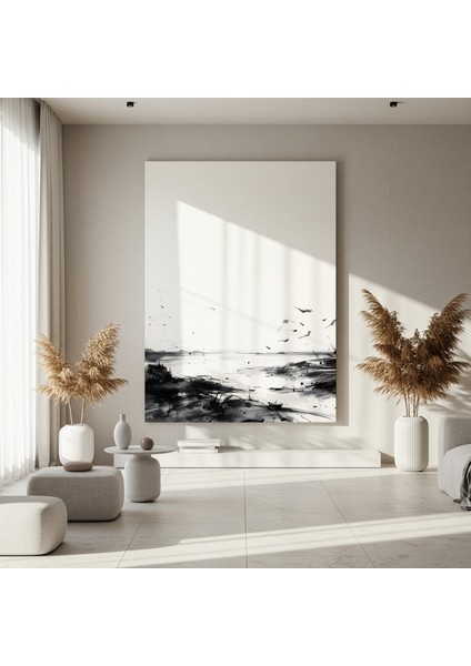 Karanlık Manzara Soyut Sanat Tablosu fırsatları