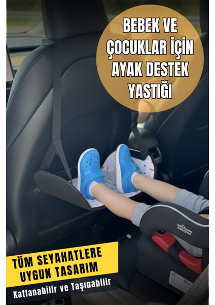 Araba Bebek Ayak Uzatma Aparatı – Yükseklik Ayarlı Çocuk Ayak Desteği