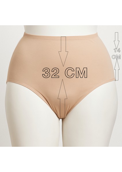 Kadın Mı Külot Büyük Beden Yüksek Bel Kaliteli Ten Rengi 4xl ve 5xl Seçenekleriyle modelleri