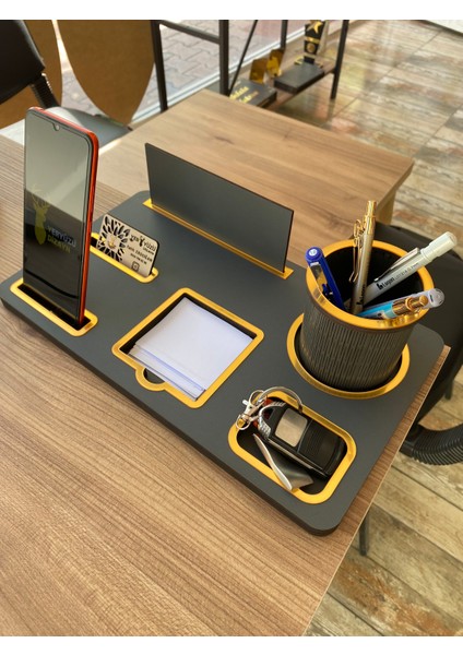 Ahşap Masaüstü Isimlik Ofis kalemlik ( işyeri hediyesi ) indirimleri