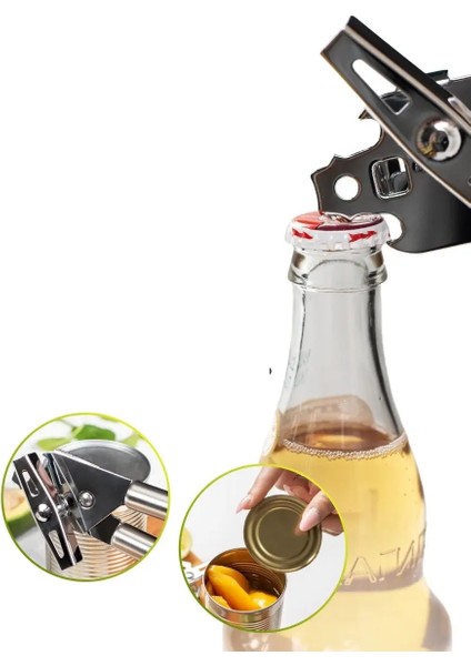 Inox Çelik Konserve Açacağı - Ergonomik ve Profesyonel Kolay Konserve Açıcı 722091 modelleri