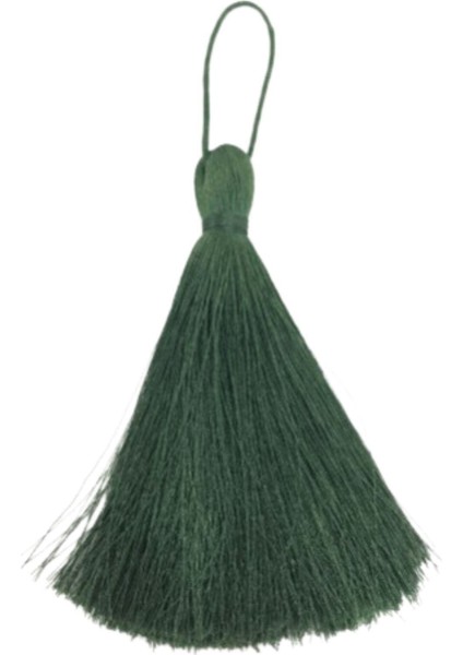 Püskül Tekli 10 cm 1 Adet Haki