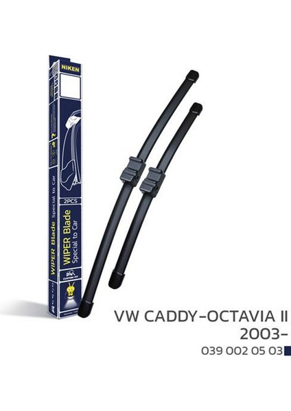 Vw Caddy-Octavia Ii 2003- Araca Özel Silecek Lzwdr