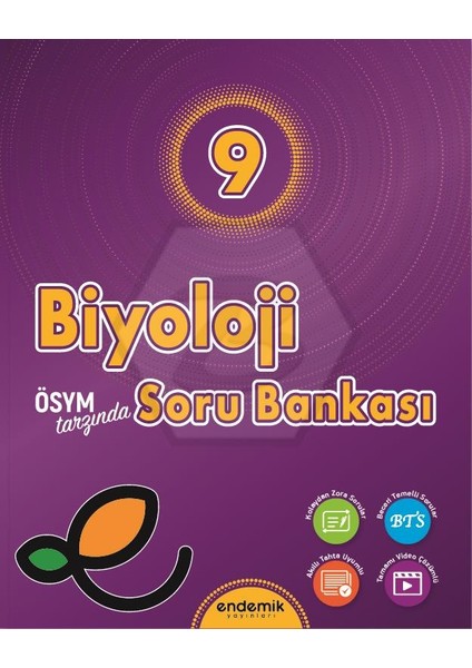 Endemik 2026 9. Sınıf Biyoloji Soru Bankası Güncel Müfredat