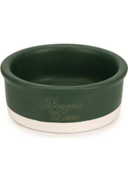 Dbl Kedi Mama Su Kabı, Seramik, Mat Yeşil, 12CM, 300ML Lzwdr