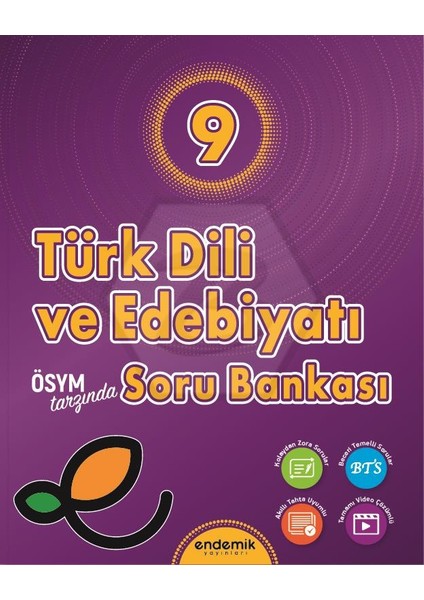 Endemik 2026 9. Sınıf Türk Dili ve Edebiyatı Soru Bankası Güncel Müfredat