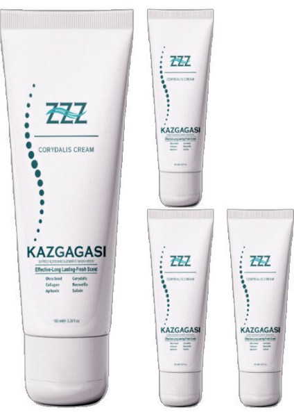 Kaz Gagası Özel Karışımlı Krem 4X100 ml Sırt Kas Iskelet Ekleem Ağrıları Için