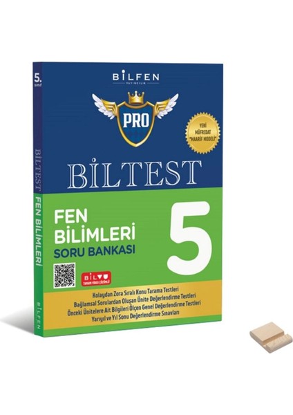5. Sınıf Biltest Serisi Fen Bilimleri Soru Bankası + Telefon Tutucu