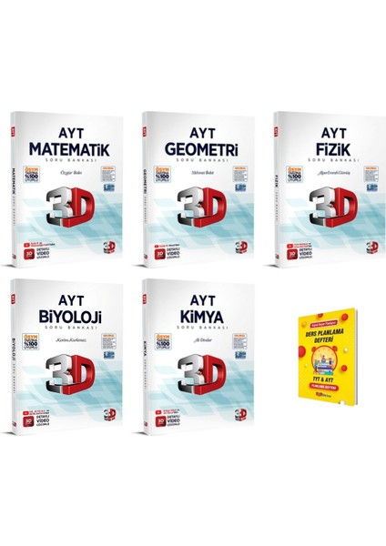 AYT Matematik Geometri Fizik Kimya ve Biyoloji Soru Bankası - Telefon Tutucu