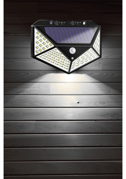 100 LED Solar Duvar Apliği – 30W, 1200 Lümen, IP65, 3 Modlu, Güneş Enerjili Sensörlü Lamba indirimleri