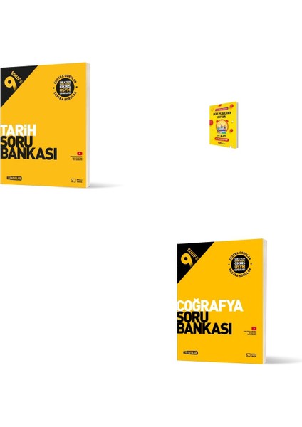 9. Sınıf Tarih ve Coğrafya Soru Bankası + Planlama Defteri