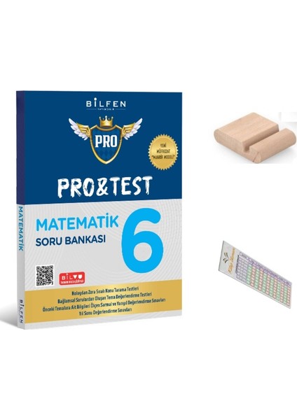 6. Sınıf Protest Matematik Soru Bankası 2026 Yeni Müfredat + Telefon Tutucu + Çözüm Ayracı