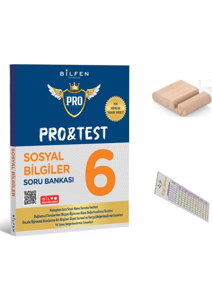 6. Sınıf Protest Sosyal Bilgiler Soru Bankası 2026 Yeni Müfredat + Telefon Tutucu + Çözüm Ayracı