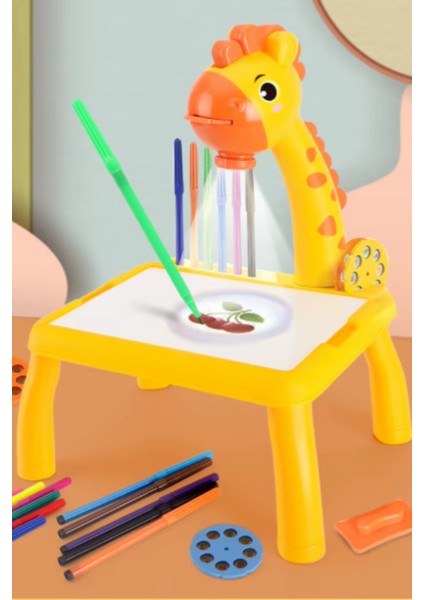 Büro Ev Ofis Oyuncak Hediyesi Için Zürafa Tip Boyama Tahtalı Oyun Masası fırsatları