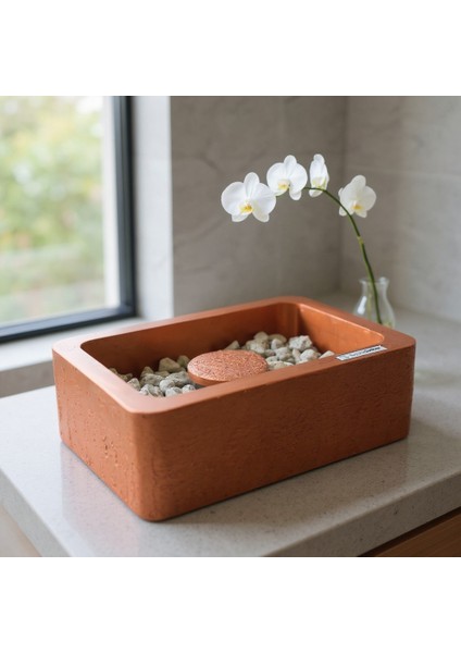 Beton - Ateş Çukuru - Dikdörtgen - Bakır