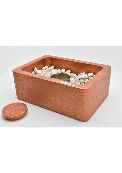 Beton - Ateş Çukuru - Dikdörtgen - Bakır modelleri