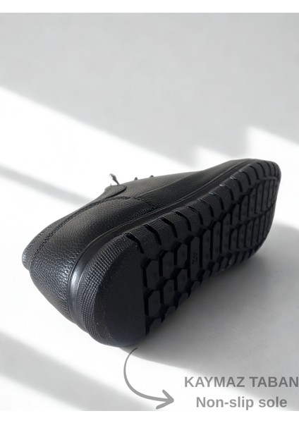 Merdiven Desenli Ortopedik Kaymaz Taban Bağcıksız Günlük Ayakkabı indirimleri