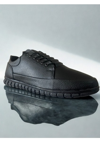 Merdiven Desenli Ortopedik Kaymaz Taban Bağcıksız Günlük Ayakkabı