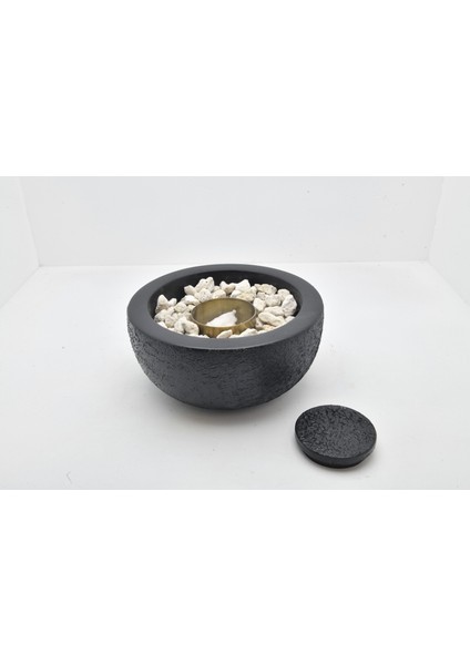 Beton - Ateş Çukuru - Yuvarlak - Small - Antrasit fiyatları