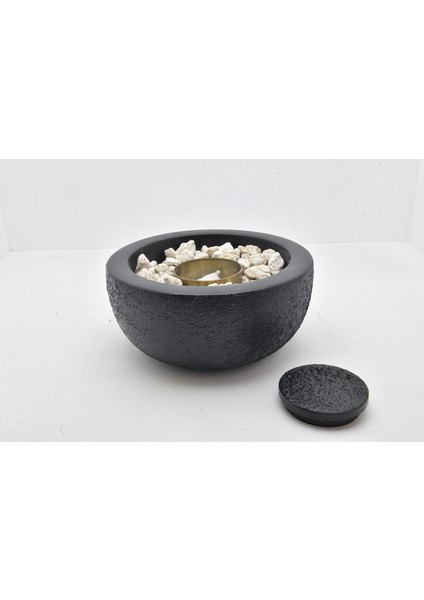 Beton - Ateş Çukuru - Yuvarlak - Small - Antrasit fırsatları