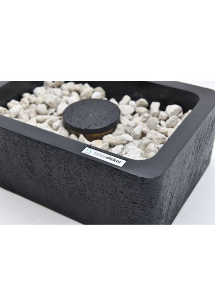 Beton - Ateş Çukuru - Dikdörtgen - Siyah fırsatları