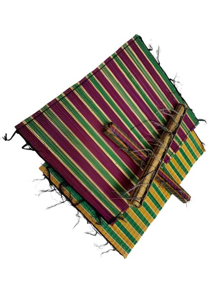 El Yapımı Bambu Üretim Amerikan Servis Sunum Örtüsü Yemek Piknik Dekor Outdoor Için 1 Adet 46X36 cm fiyatları