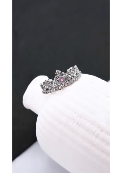 Gümüş Renk Pinterest Prenses Çelik Yüzük