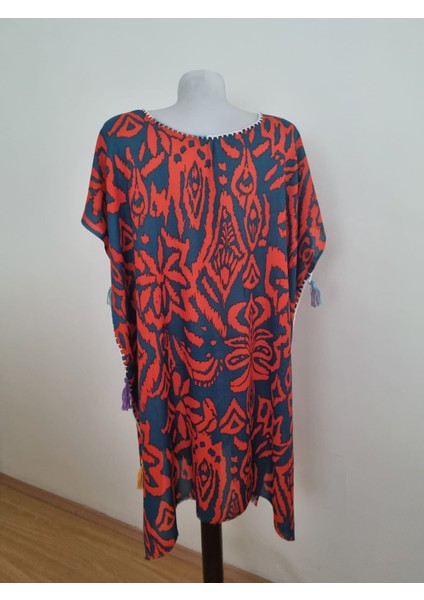 Desenli Pamuklu Yazlık Tunik Pareo fiyatları