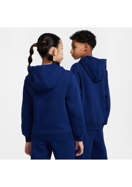 Erling Haaland Club Fleece Hoodie Çocuk Lacivert Sweatshirt fırsatları