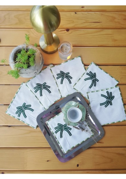 Egzotik Kahve Sunum Peçetesi – Tropikal ve Şık modelleri