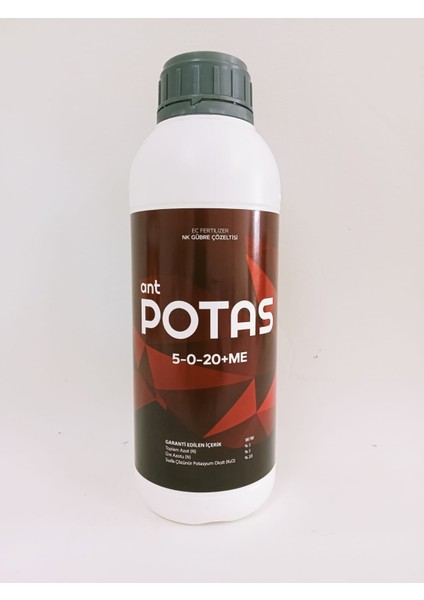Antpotas Meyve Kalitesi ve Raf Ömrü Artırıcı Potasyumlu Sıvı Gübre