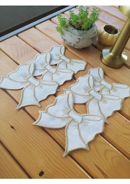 Ribbon Gold Kahve Sunum Peçetesi – Romantik ve Şık fiyatları