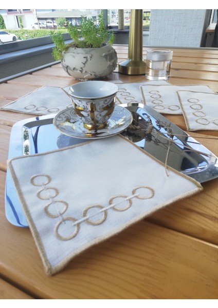 Chain Style Kahve Sunum Peçetesi – Lüks ve Şık fiyatları