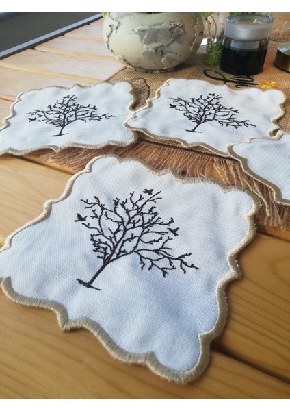Hayat Ağacı Desenli Kahve Sunum Peçetesi – Estetik ve Zarif fiyatları