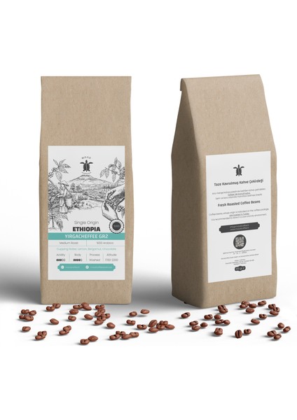 Ethiopia Yirgacheffee Gr2 - 100 gr fiyatları